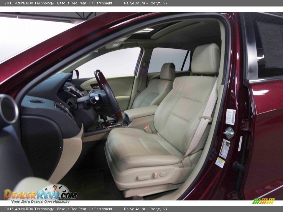 2015 Acura RDX Technology Basque Red Pearl II / Parchment Photo #16