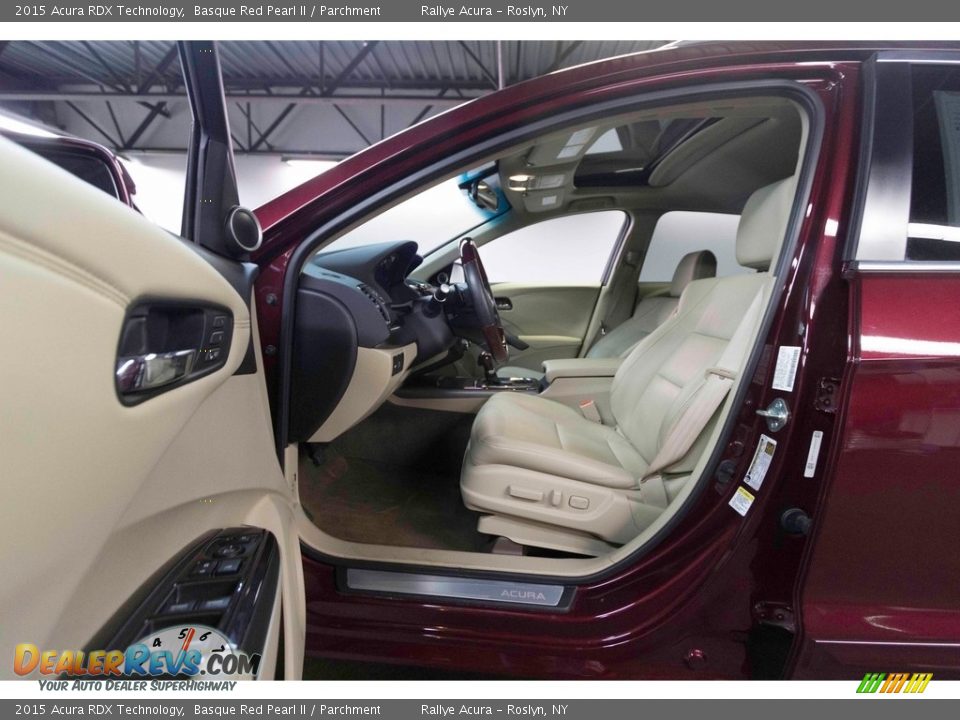 2015 Acura RDX Technology Basque Red Pearl II / Parchment Photo #17