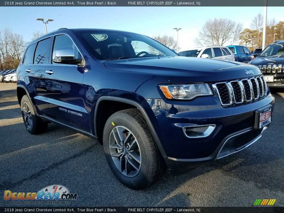 2018 Jeep Grand Cherokee Limited 4x4 True Blue Pearl / Black Photo #1