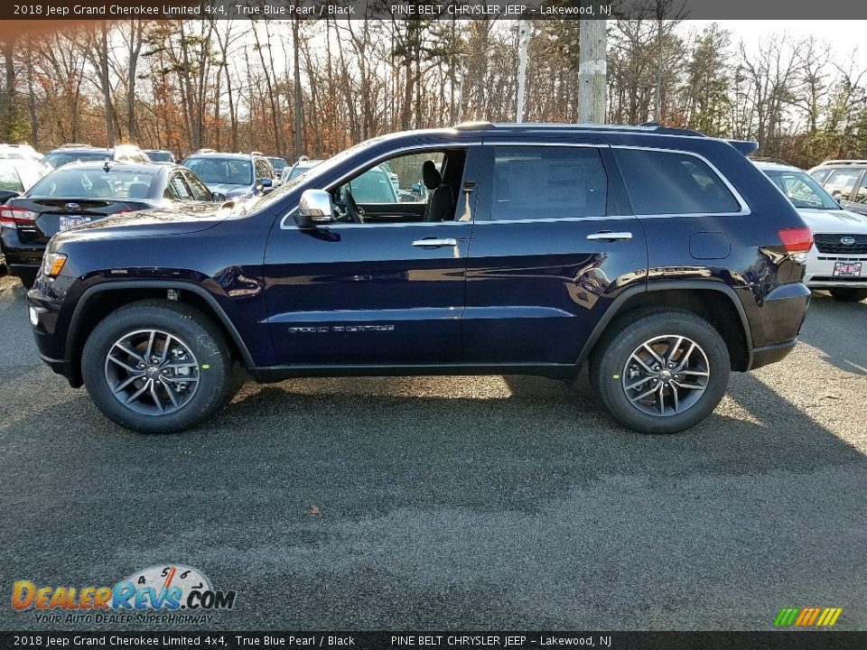 2018 Jeep Grand Cherokee Limited 4x4 True Blue Pearl / Black Photo #3