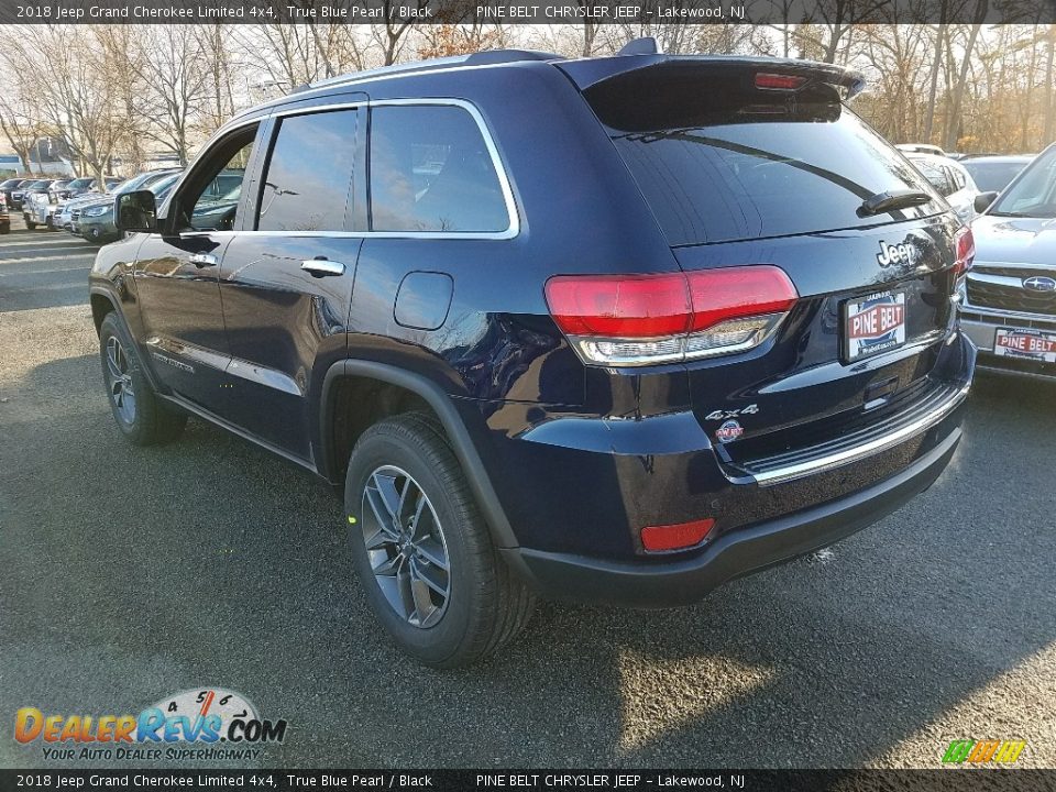 2018 Jeep Grand Cherokee Limited 4x4 True Blue Pearl / Black Photo #4