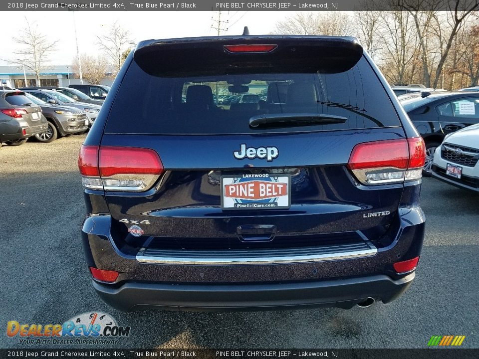 2018 Jeep Grand Cherokee Limited 4x4 True Blue Pearl / Black Photo #5