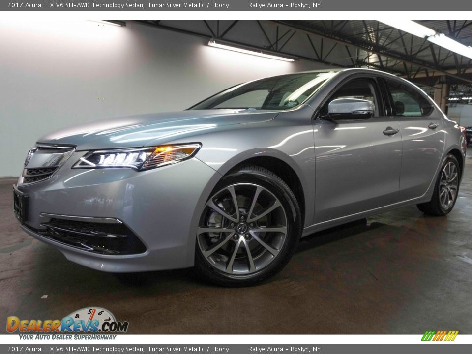 2017 Acura TLX V6 SH-AWD Technology Sedan Lunar Silver Metallic / Ebony Photo #1