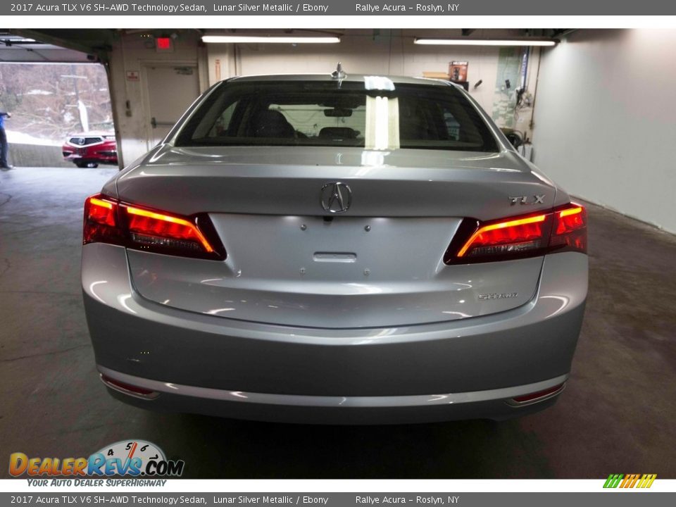 2017 Acura TLX V6 SH-AWD Technology Sedan Lunar Silver Metallic / Ebony Photo #4