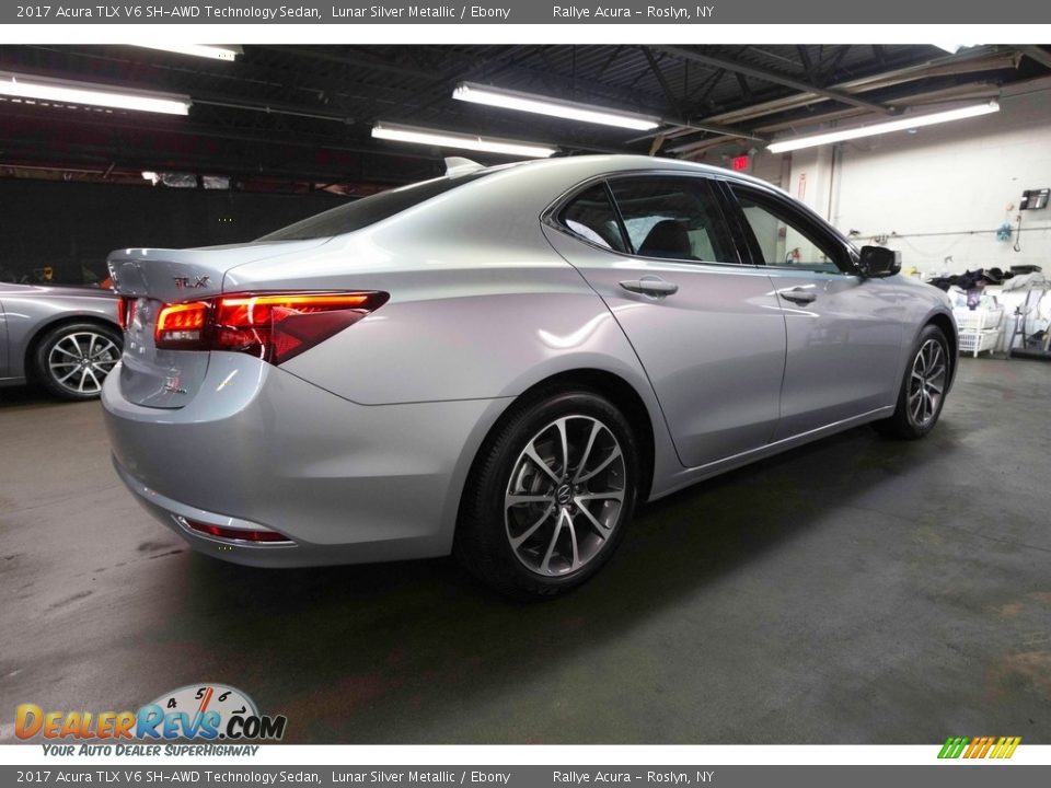 2017 Acura TLX V6 SH-AWD Technology Sedan Lunar Silver Metallic / Ebony Photo #6