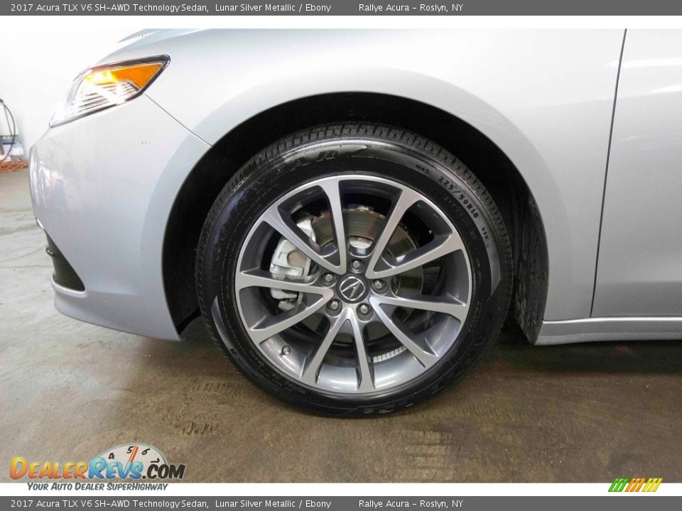 2017 Acura TLX V6 SH-AWD Technology Sedan Lunar Silver Metallic / Ebony Photo #10