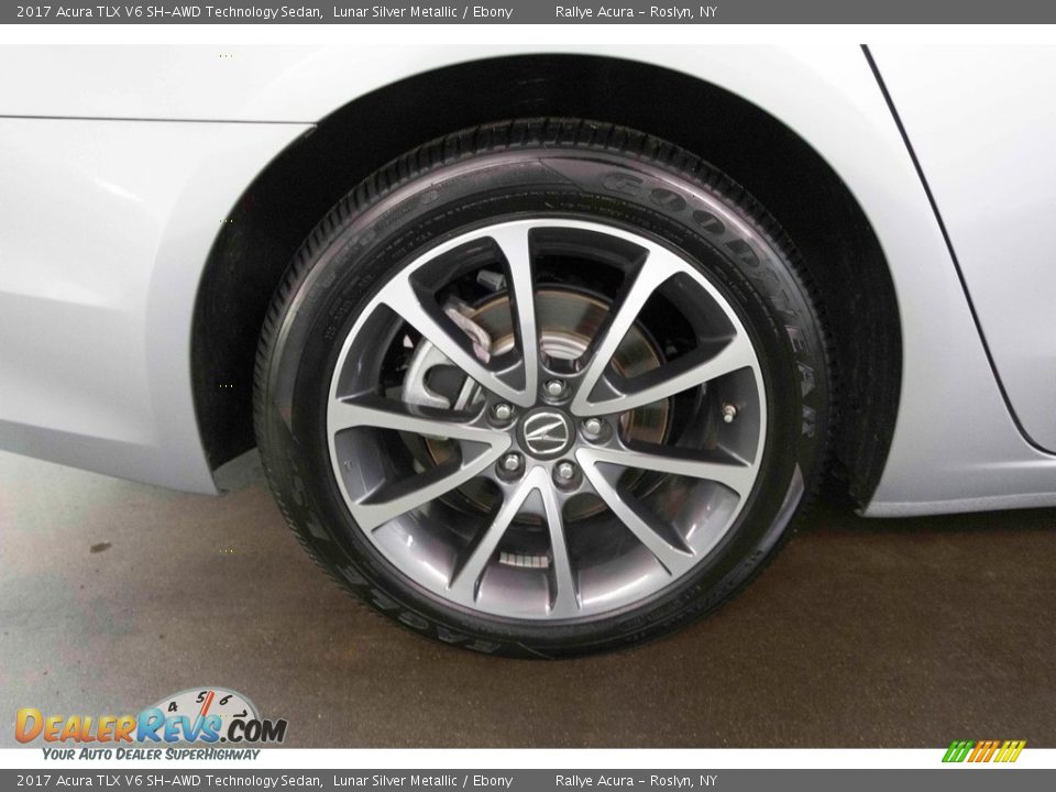 2017 Acura TLX V6 SH-AWD Technology Sedan Lunar Silver Metallic / Ebony Photo #12