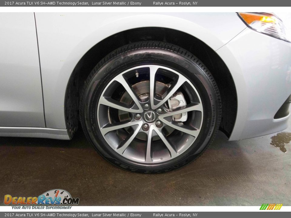 2017 Acura TLX V6 SH-AWD Technology Sedan Lunar Silver Metallic / Ebony Photo #13