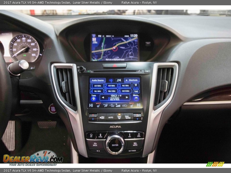2017 Acura TLX V6 SH-AWD Technology Sedan Lunar Silver Metallic / Ebony Photo #19