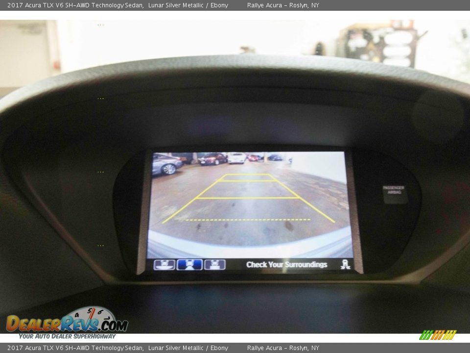 2017 Acura TLX V6 SH-AWD Technology Sedan Lunar Silver Metallic / Ebony Photo #22
