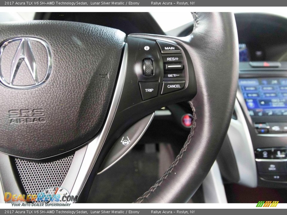 2017 Acura TLX V6 SH-AWD Technology Sedan Lunar Silver Metallic / Ebony Photo #25