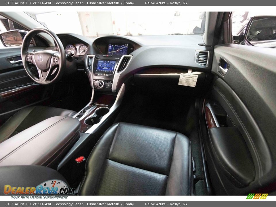 2017 Acura TLX V6 SH-AWD Technology Sedan Lunar Silver Metallic / Ebony Photo #26