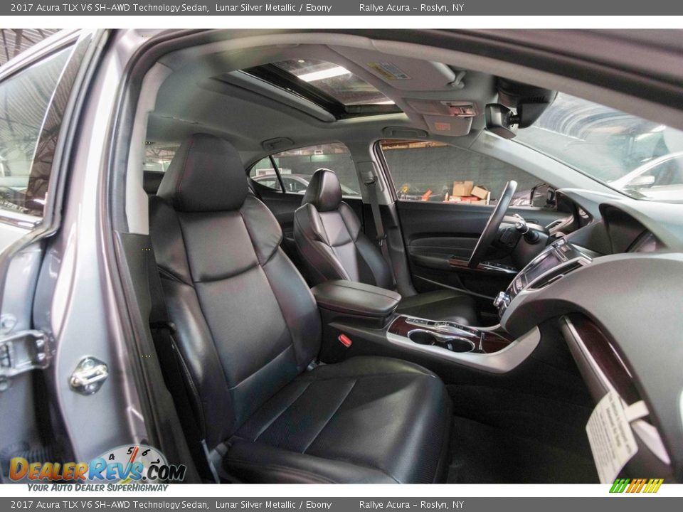 2017 Acura TLX V6 SH-AWD Technology Sedan Lunar Silver Metallic / Ebony Photo #29