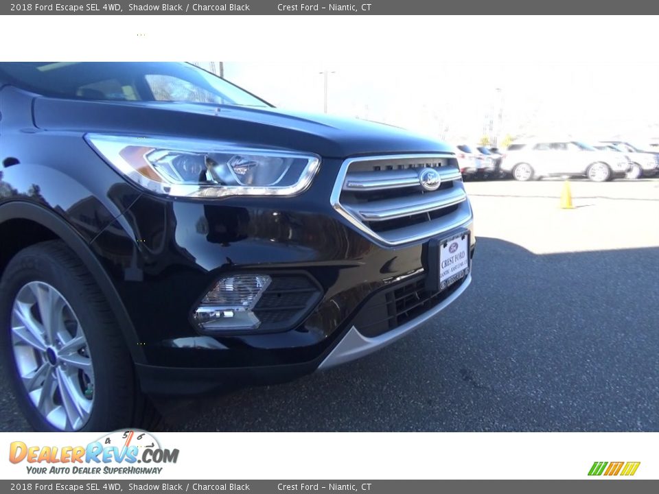 2018 Ford Escape SEL 4WD Shadow Black / Charcoal Black Photo #28