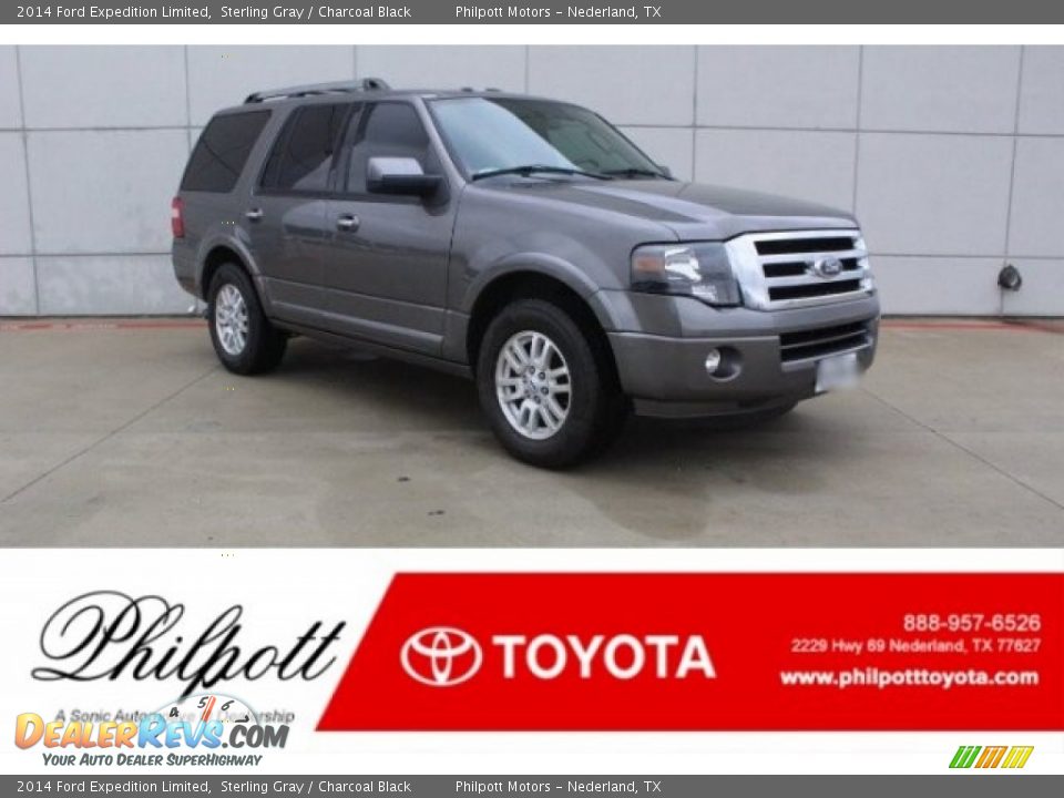 2014 Ford Expedition Limited Sterling Gray / Charcoal Black Photo #1