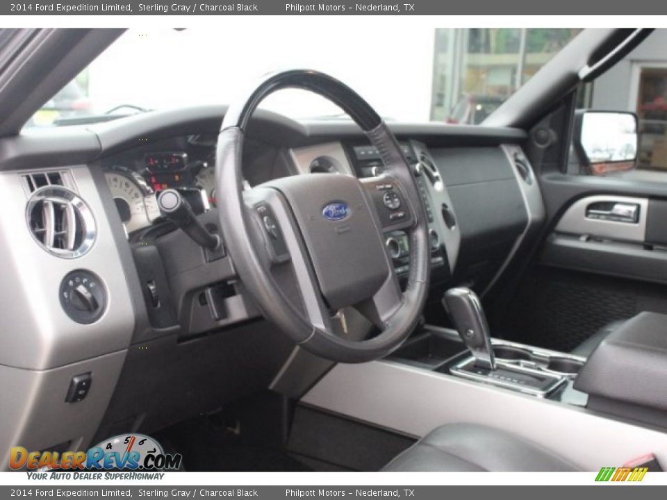 2014 Ford Expedition Limited Sterling Gray / Charcoal Black Photo #14