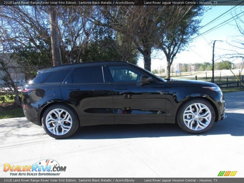 2018 Land Rover Range Rover Velar First Edition Santorini Black Metallic / Acorn/Ebony Photo #6