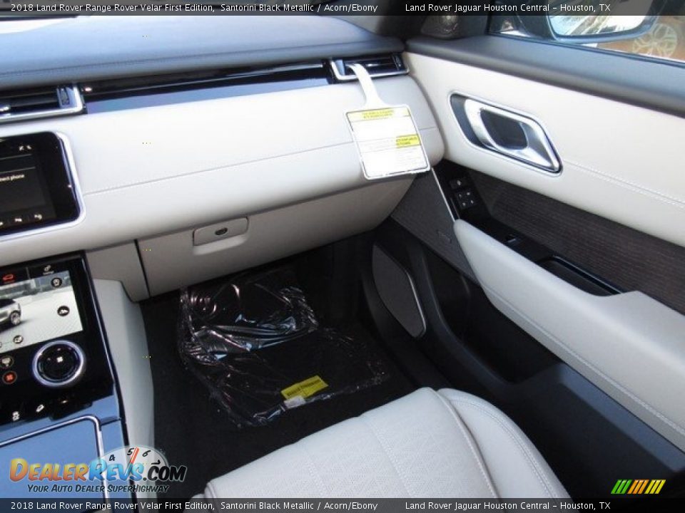 2018 Land Rover Range Rover Velar First Edition Santorini Black Metallic / Acorn/Ebony Photo #14