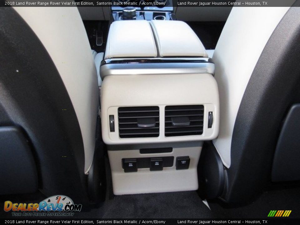2018 Land Rover Range Rover Velar First Edition Santorini Black Metallic / Acorn/Ebony Photo #15