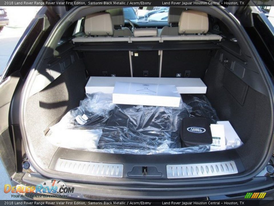 2018 Land Rover Range Rover Velar First Edition Santorini Black Metallic / Acorn/Ebony Photo #16