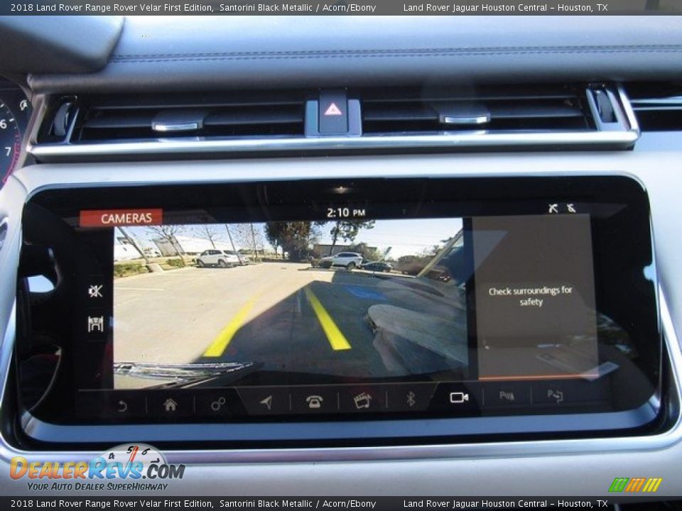 2018 Land Rover Range Rover Velar First Edition Santorini Black Metallic / Acorn/Ebony Photo #20