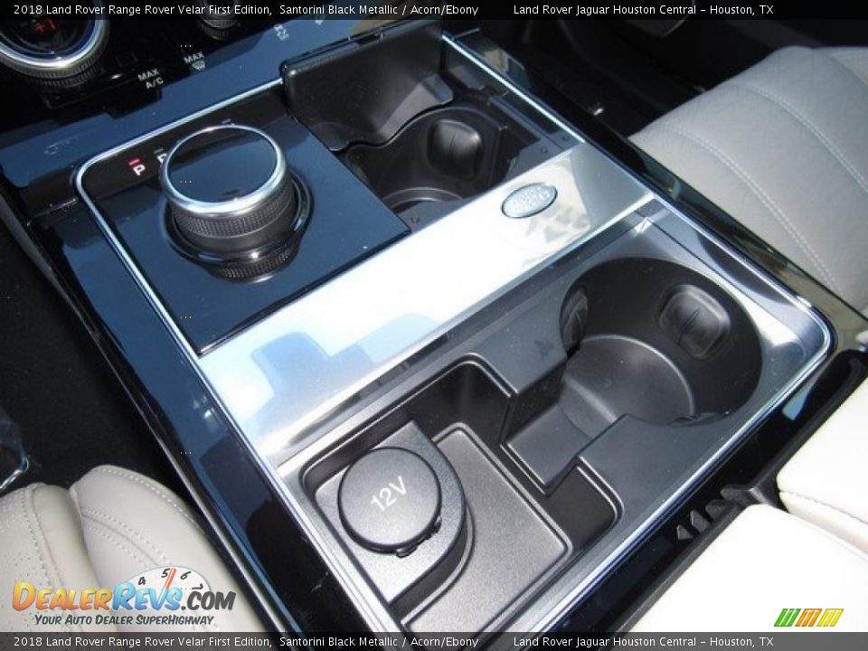 2018 Land Rover Range Rover Velar First Edition Santorini Black Metallic / Acorn/Ebony Photo #22