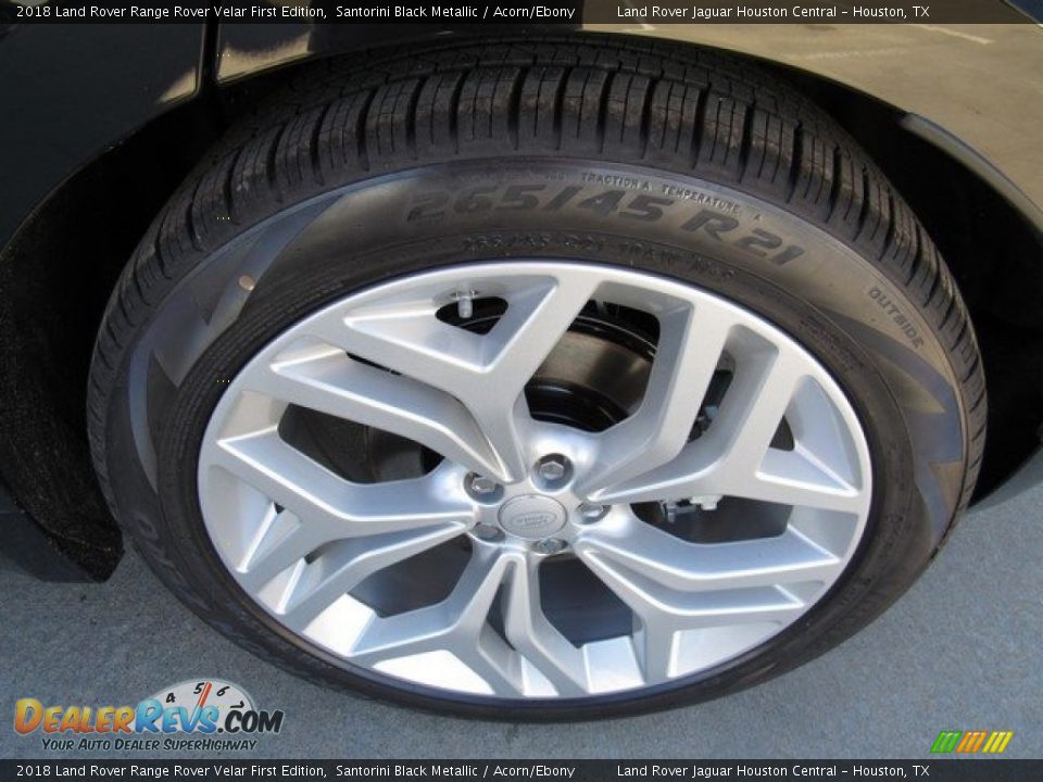 2018 Land Rover Range Rover Velar First Edition Santorini Black Metallic / Acorn/Ebony Photo #24