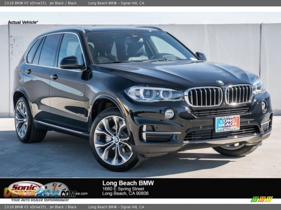 2018 BMW X5 sDrive35i Jet Black / Black Photo #1