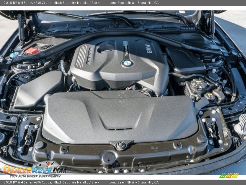 2018 BMW 4 Series 430i Coupe Black Sapphire Metallic / Black Photo #8