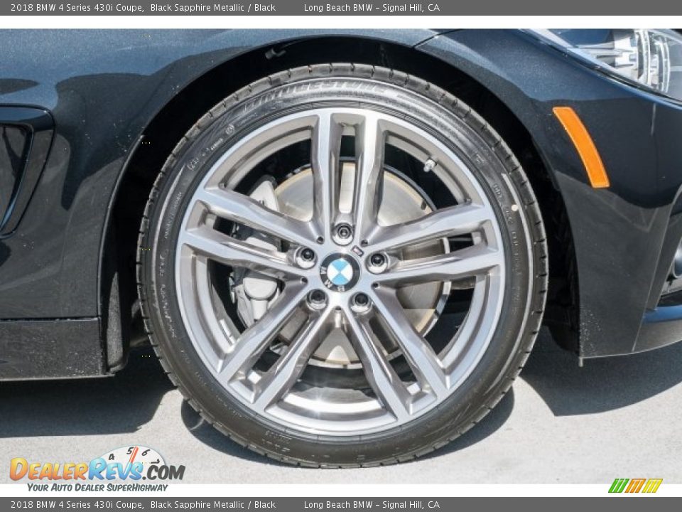2018 BMW 4 Series 430i Coupe Black Sapphire Metallic / Black Photo #9