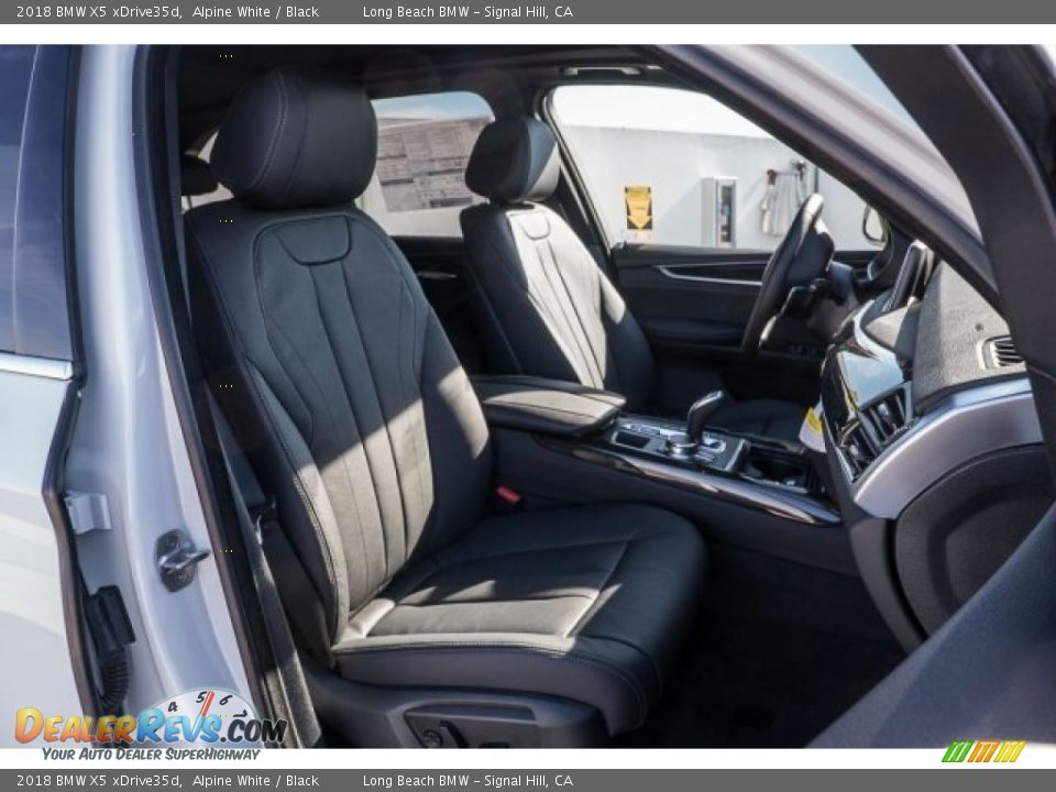2018 BMW X5 xDrive35d Alpine White / Black Photo #2
