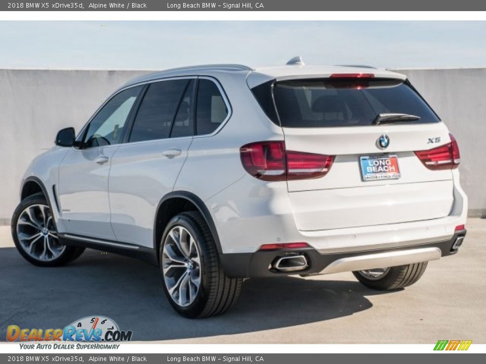 2018 BMW X5 xDrive35d Alpine White / Black Photo #3