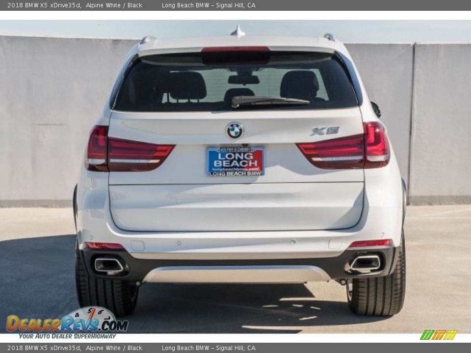2018 BMW X5 xDrive35d Alpine White / Black Photo #4