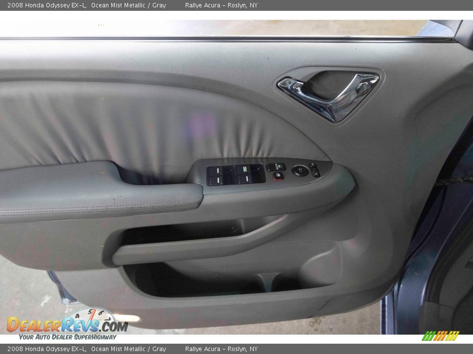 2008 Honda Odyssey EX-L Ocean Mist Metallic / Gray Photo #11