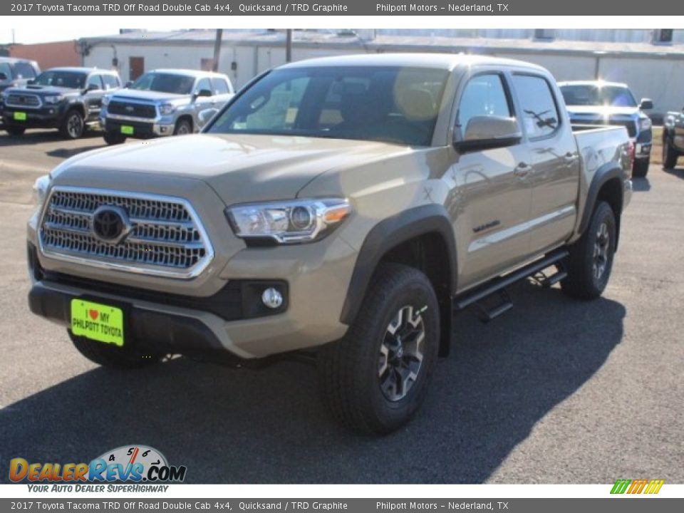 2017 Toyota Tacoma TRD Off Road Double Cab 4x4 Quicksand / TRD Graphite Photo #3