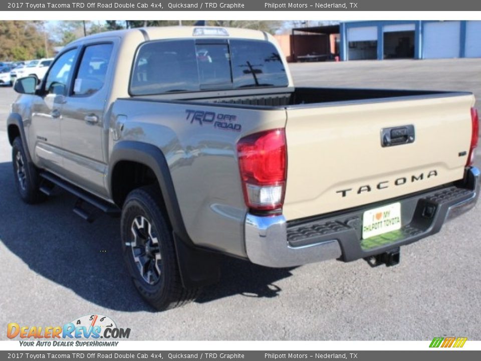 2017 Toyota Tacoma TRD Off Road Double Cab 4x4 Quicksand / TRD Graphite Photo #8