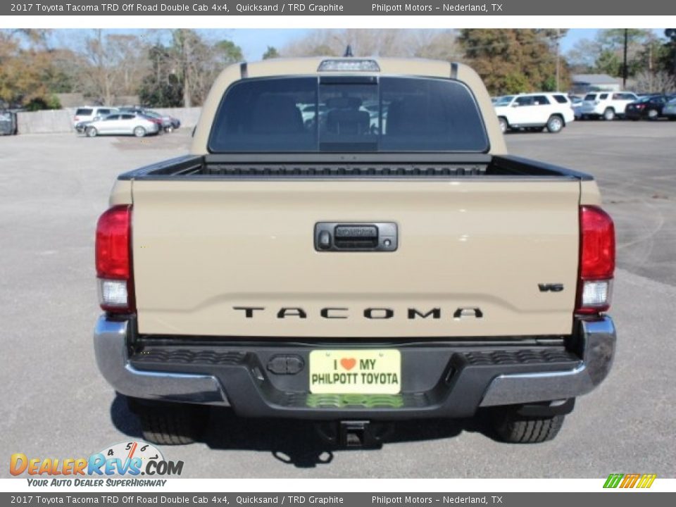 2017 Toyota Tacoma TRD Off Road Double Cab 4x4 Quicksand / TRD Graphite Photo #9