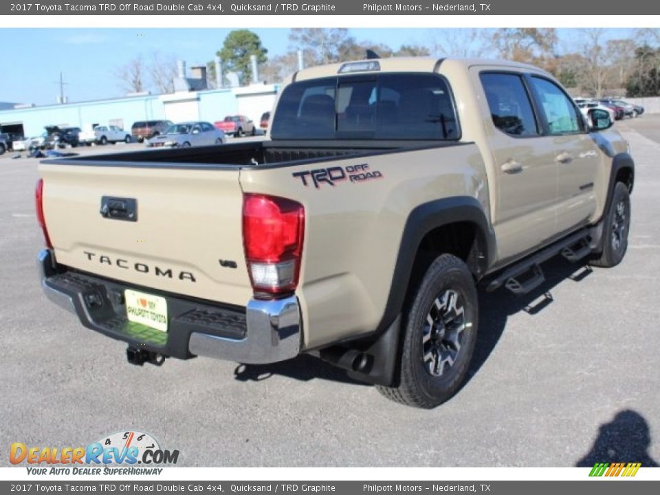 2017 Toyota Tacoma TRD Off Road Double Cab 4x4 Quicksand / TRD Graphite Photo #10