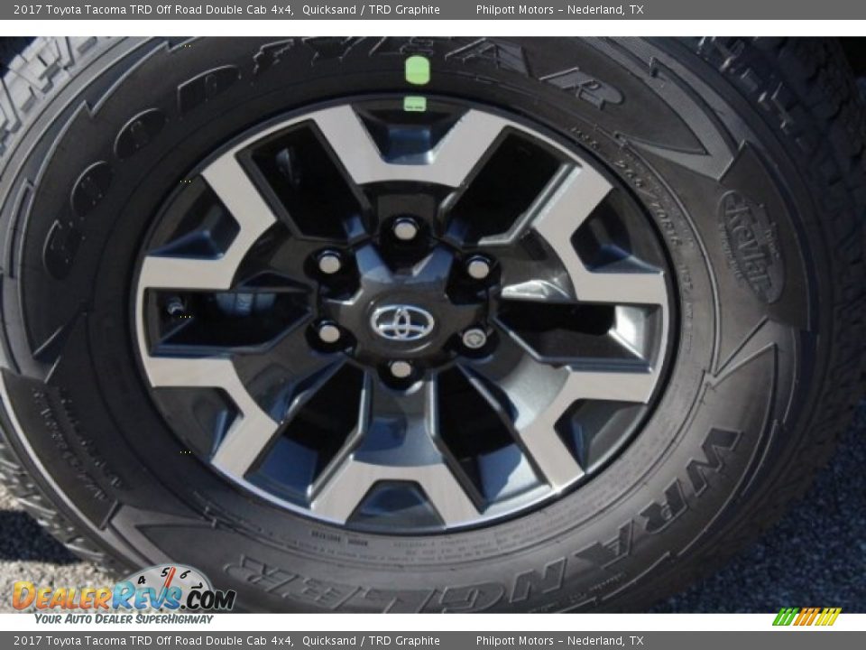 2017 Toyota Tacoma TRD Off Road Double Cab 4x4 Quicksand / TRD Graphite Photo #12