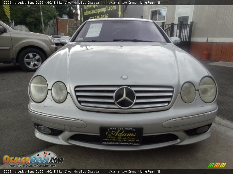 2003 Mercedes-Benz CL 55 AMG Brilliant Silver Metallic / Charcoal Photo #3