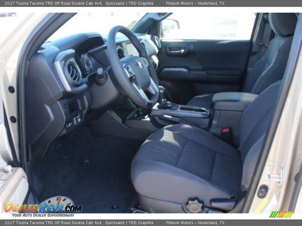 2017 Toyota Tacoma TRD Off Road Double Cab 4x4 Quicksand / TRD Graphite Photo #16