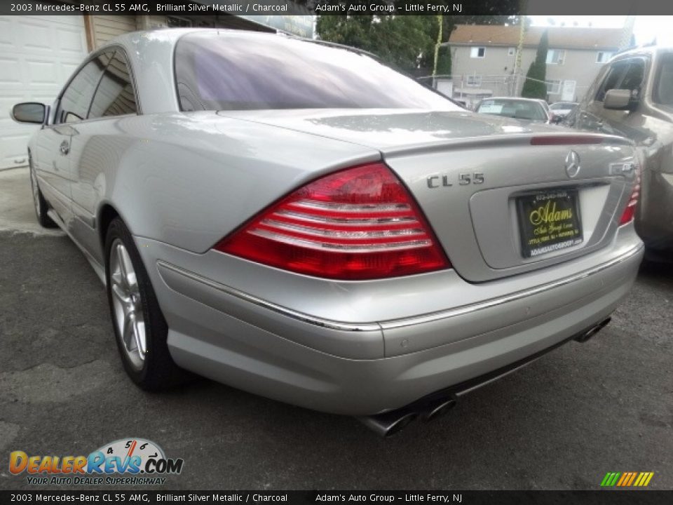 2003 Mercedes-Benz CL 55 AMG Brilliant Silver Metallic / Charcoal Photo #5