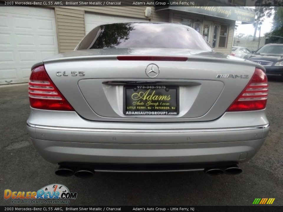 2003 Mercedes-Benz CL 55 AMG Brilliant Silver Metallic / Charcoal Photo #6