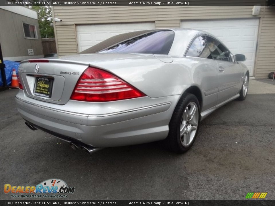 2003 Mercedes-Benz CL 55 AMG Brilliant Silver Metallic / Charcoal Photo #7