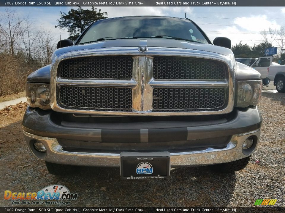 2002 Dodge Ram 1500 SLT Quad Cab 4x4 Graphite Metallic / Dark Slate Gray Photo #8