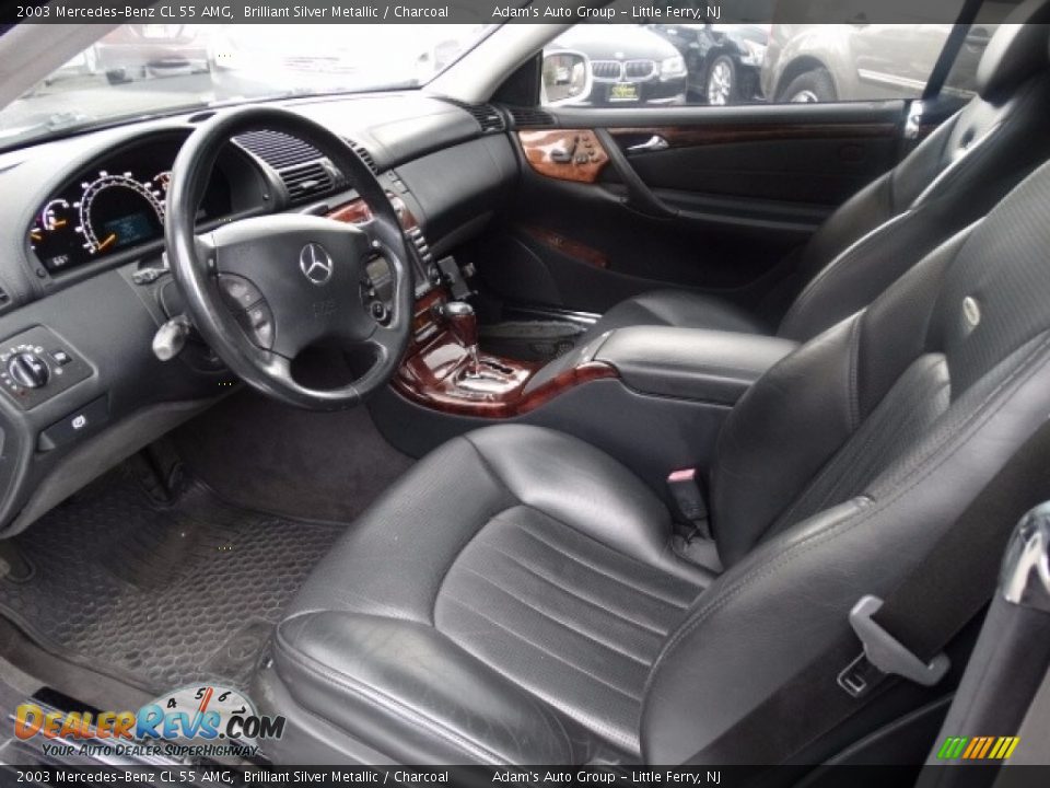 2003 Mercedes-Benz CL 55 AMG Brilliant Silver Metallic / Charcoal Photo #10