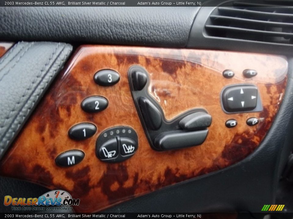 2003 Mercedes-Benz CL 55 AMG Brilliant Silver Metallic / Charcoal Photo #11