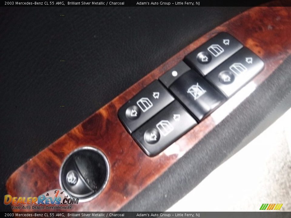2003 Mercedes-Benz CL 55 AMG Brilliant Silver Metallic / Charcoal Photo #13