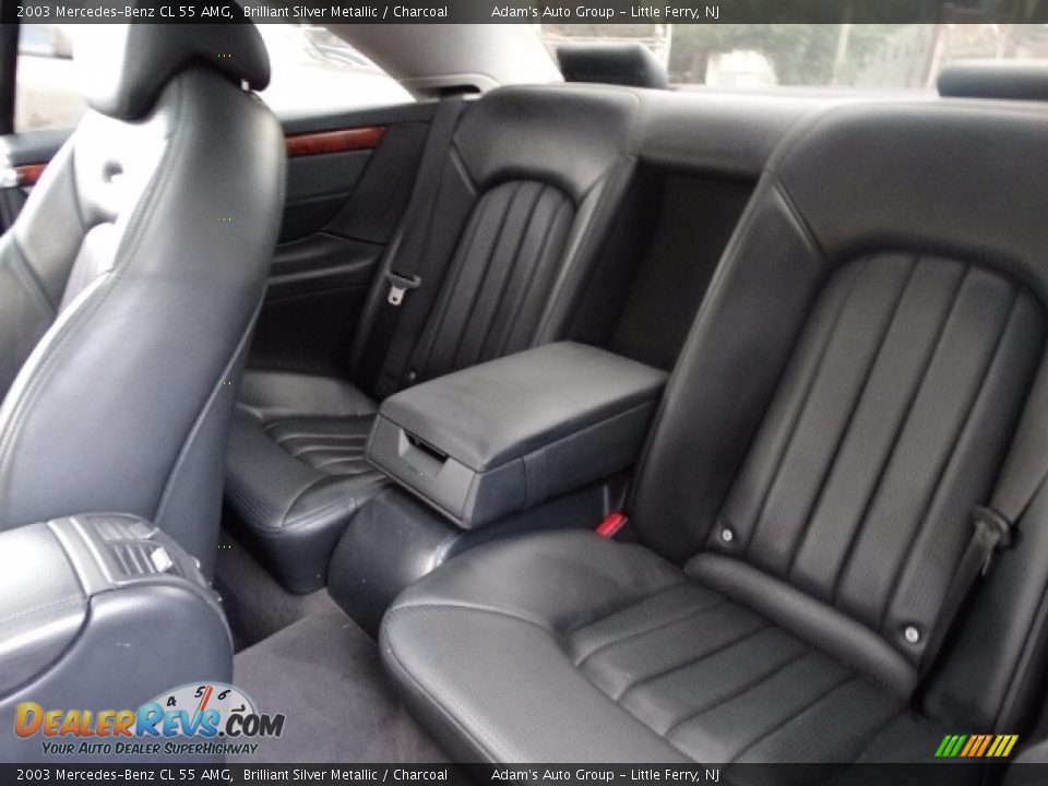 2003 Mercedes-Benz CL 55 AMG Brilliant Silver Metallic / Charcoal Photo #14