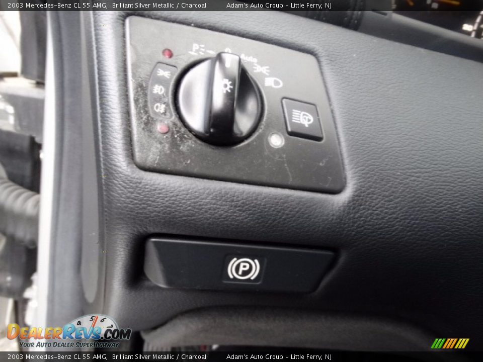 2003 Mercedes-Benz CL 55 AMG Brilliant Silver Metallic / Charcoal Photo #15